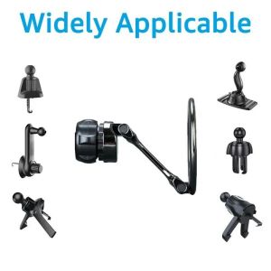 Extension Rod Car Mount Accessories Universal Foldable Magnetic Car Phone Holder Parts for 17mm Ball Head Base Magnet Holder