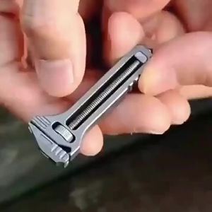 Mini Wrench Pocket Portable Multitool Tools for Outdoor Camping Compact Titanium Alloy Bottle Opener Outdoor Small Tools