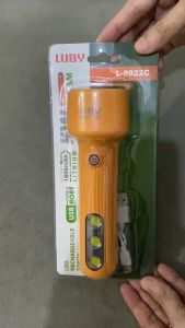 Luby Senter Tangan L-8922C 5W + 3W COB LED Rechargeable Torch Cahaya Putih