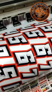 Reflective Number Sticker Racer Number Decal for Motorcycle Car Helmet Decoration DIY Stickers waterproof laminated vinyl stickers