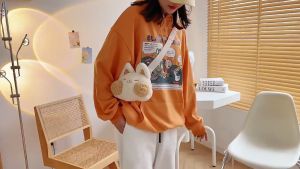 Túi Đeo Chéo Mèo May Mắn Ngộ Nghĩnh Đáng Yêu