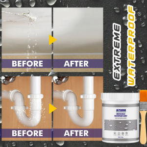 🔥Free brush🔥Super Waterproof Glue Sealant Transparent Water proof Glue waterproof glue transparent sealant waterproof roof leak Invisible Adhesive Repair roof wall cracks leaks suitable for all kinds of walls Flooring Waterproof transparent glue 300g