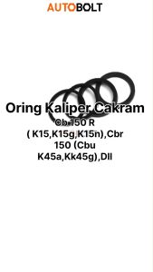 Oring-Karet-Seal-Sil Piston Kaliper Cakram Kepala Babi Depan Supra X-XX-Fit-New-S-X 125-PGMFI Lama