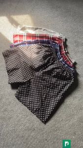 BOXER PAKET ISI 5 PCS Celana Pendek Pria Dewasa dan Wanita Hotpants Anak Terbaru Motif Tartan Kotak