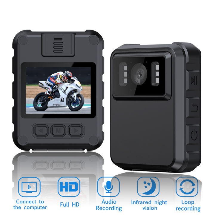 Wearable Body Camera Portable Action Camera Video Recorder Lightweight ...