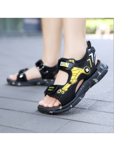 Childrens Sandals Soft Bottom Summer New 2025 Boys Sports Beach Shoes Trendy Big Kids Anti-slip Primary School Students