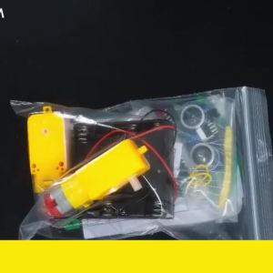 diymore | DC 5V Ultrasonic Ranging Obstacle Avoidance Car Microcontroller Intelligent Car Programming DIY Welding Kit