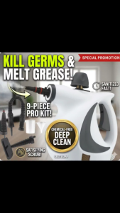 [SG Stock] High Pressure Steam Cleaner | 1050W Powerful Handheld Steamer | 115°C High Temp Sanitize for Aircon & Kitchen Hood | Oil Stain Remover | 9-in-1 Cleaning Kit