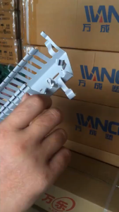 (2 METER) PVC Cable Tray Duct - Slotted Environmental Protection Cable Trunking || ECO