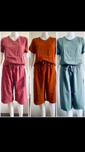 challis tokong terno for woman with one side pocket(3sizes)