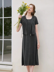 XIANGYING | Hooded Sport Casual Set 2 Pieces