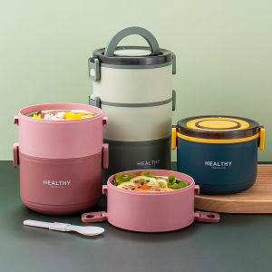 Hộp cơm giữ nhiệt hộp cơm giữ nhiệt văn phòng 3 tầng cặp lồng ủ cơm 3 tầng cà mên giữ nhiệt hộp đựng thức ăn 3 tầng Gourmet Healthy - Hàng chính hãng Hộp Cơm An Toàn Cho Sức Khỏe - Lazada