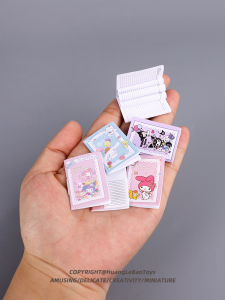 Miniature Stationery Model Dollhouse Scene Props Toy Mini Exercise Book Realistic Dollhouse Miniatures Home Living Scene