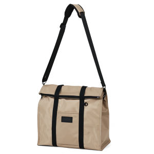 MYEDITION Large Capacity Commuter Travel Tote Bag Water-Resistant Shoulder Crossbody Bag with Computer Compartment Nylon Material