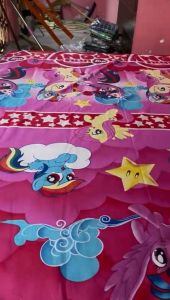 KUDA PONY - SARUNG KASUR RESLETING BAHAN CATTON DISPERSE