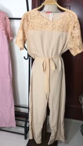 FANNYFASHION #113 FASHION BUTTERFLY PLUS SIZE JUMPSUIT FOR WOMEN (FIT TO XL)