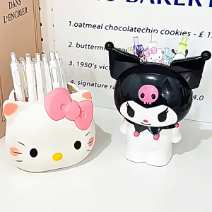 Kuromi Series Makeup Brush Pen Holder - Storage Box for Students