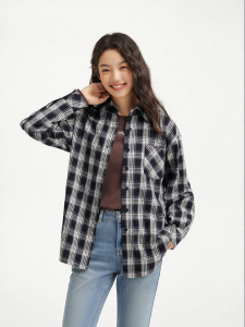Hotwind | Plaid Long Sleeve Casual Shirt