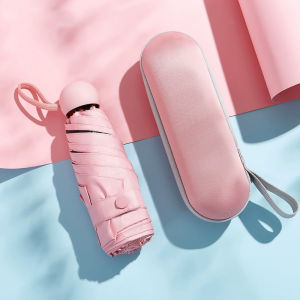 Cây Dù Che Mưa Đi Nắng Chống Tia UV Hình Bút Chì Có Hộp Đựng Cao Cấp tiện Dụng