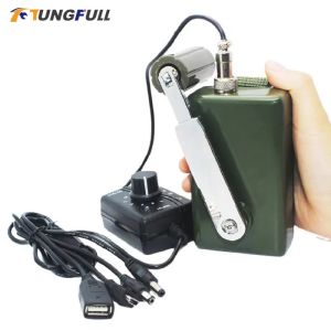 30W Portable Generator 0-28V Hand Crank Generator High-power Outdoor Professional Emergency Mobile Phone Computer Charger