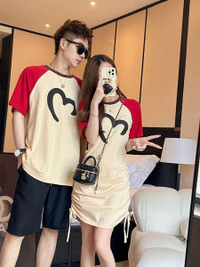 Different Parent-Child Clothes Summer New Short-Sleeved Trendy Three-Mouth Baby Mother-Daughter Matching Outfit Cotton T-shirt Dress