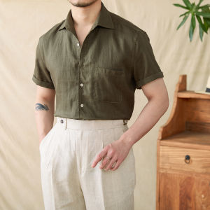 Casual Summer 100% Linen Shirt