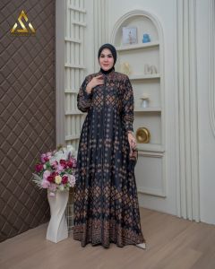 Arsyakayla Alura Dress | Gamis Motif Terbaru | Gamis Kekinian