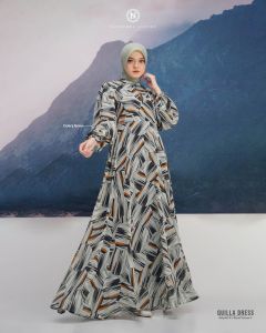 QUILLA DRESS BY NADHEERA LUXURY✅ GAMIS NADHEERA TERBARU BISA COD✅ GAMIS KONDANGAN MEWAH NYAMAN CERUTY BABY DOLL✅