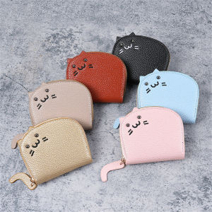 Cat Card Lady 2024 new compact online celebrity cute multi-card advanced cartoon coin purse with cute.