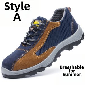 Steel Toe Puncture-Proof Work Shoes For All Seasons