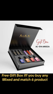 ALHALAL COSMETICS ESHMAL CUSTOMIZED GIFT BOX AL-311 (MIXED LIPSTCK/LIQUID LIPSTICK)