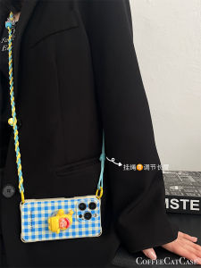 เคสโทรศัพท์ลายสก็อต Salted Star People พร้อมสายสะพายไหล่ สายโซ่ สายรัด สำหรับ Apple 16 pro พร้อมขาตั้ง สำหรับ OPPO Find X8 พร้อมสายรัดแบบปรับได้ สำหรับ Xiaomi 15 Ultra