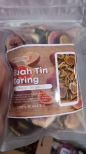 Dried Figs Buah tin kering 50 Gram pengiriman dari ciwidey