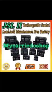 JSL II 7Ah 12Ah 20Ah 26Ah 40Ah 65Ah 12V Rechargeable Sealed Lead-Acid Maintenance Battery For UPS / Solar / Toycar Valve