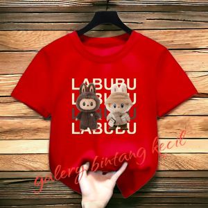 kaos viral labubu kaos labubu twins baju anak labubu