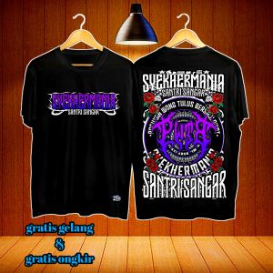 kaos sholawat dewasa syekermania Santri NGANJUK WETAN 2024 keren 100% catton combat
