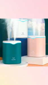 HOCO🔥220ML Humidifier USB Mini Silent Car Humidifier Color LED Ultrasonic Air Humidifier Aromatherapy Essential Oil Diffuser Atomizer Aromatherapy加湿器 香薰机