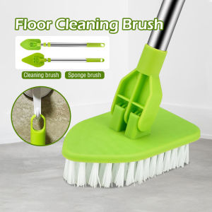 Toilet Brush 2 In 1 Tub Tile Scrubber Brush 180 Rotation Long Handle Brush  Floor Brush Bathroom Cleaning Brush Berus Lantai Berus Bilik Air