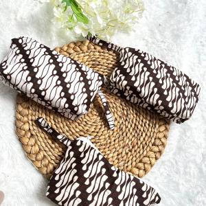 SOUVENIR POUCH BATIK KATUN MAKE UP DOMPET PREMIUM