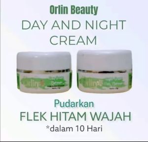 Orlin beauty Day Cream Flek +Night Cream Flek/ORI/pemutih BPOM/bumil busui aman