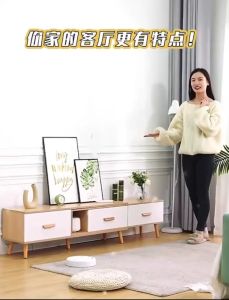 ชั้นวาง 55/65 นิ้ว ชั้นวางทีวี วินเทจ โต๊ะวางทีวี ตู้ทีวี ชั้นวางทีวีไม้ โต๊ะวางของ ชั้นวางทีวี วางทีวี