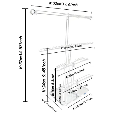 Multiple Styles Acrylic Display Stand Used For Placing Jewelry Collectibles Multifunctional Display Stand For Accessories