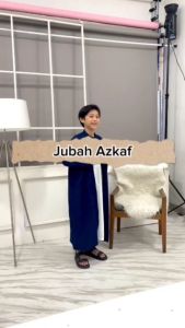 AZKAF JUBAH ANAK LAKI-LAKI BAHAN KATUN PREMIUM 6-14 TAHUN JUBAH 2 IN 1