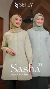 TUNIK SEPLY SASHA 39 ATASAN WANITA TERBARUU DAILY KASUAL KEKINIAN KONDANGAN KULIAH TERMURAHHH