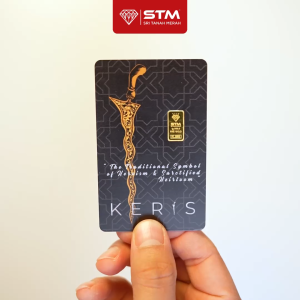 KERIS Edition: Gold Bar Card 1g