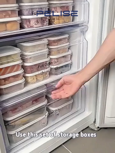 Pelise Refrigerator Food Storage Container Kitchen Food Sealed Box Frozen Fresh-keeping