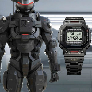 Titanium Mod Kit Case+Strap For Casio G-SHOCK DW5600 DW5610 GW-M5610 Metal Refit Watch Bezel Cover Frame 316L Band Accessaries Kit With Satinless Steel Bumper