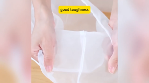 🇸🇬 ReadyStock -Fine Mesh Nylon Filter Bag Food Soy Bean Milk Yoghurt Water Strainer Bags Reusable Juice Drawstring Net Kitchen Sieve