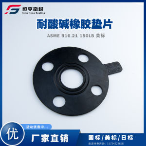 Phim Gasket Bằng Cao Su EPDM Ba Thành Phần Cho Ống Nối Van Hàn Tiêu Chuẩn Mỹ AN/ASME16.5 CLASS150 FF Phụ Kiện Phần Cứng