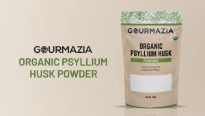 Gourmazia Psyllium Husk Powder: Easy Mixing Dietary Fiber Cleanse Your Digestive System (200g)